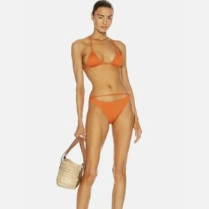 Jacquemas Le Maillot Peirado Orange Bikini in Small as seen on Marren Morris